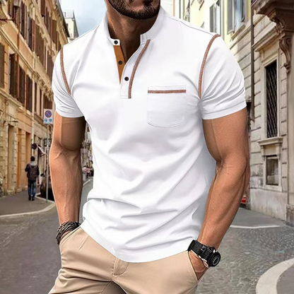 Herren Polo Shirt Elegantes Design Slim Fit