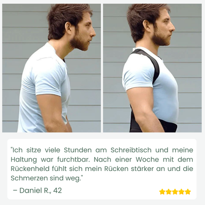 Rückenorthese für Schmerzlinderung und aufrechte Haltung