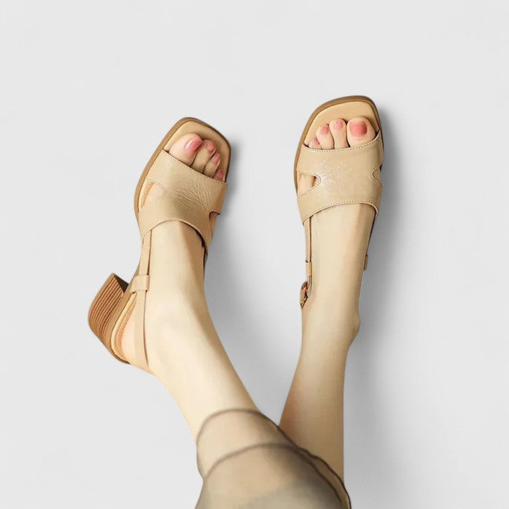 Damen Sandalen Offene Zehen Lässig mit Riemen