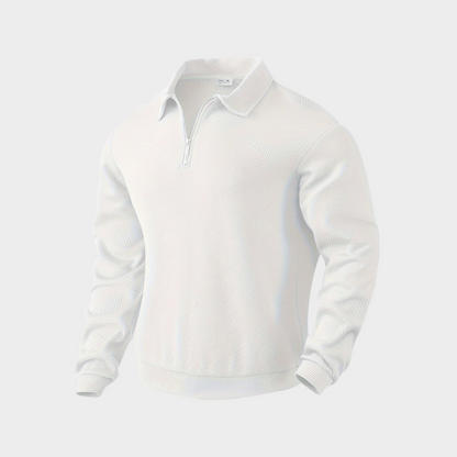 Herren Pullover Halb-Reißverschluss Freizeitshirt Bequem