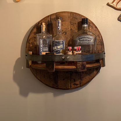 Whiskey Regal Eichenholz Bourbon Fass Design