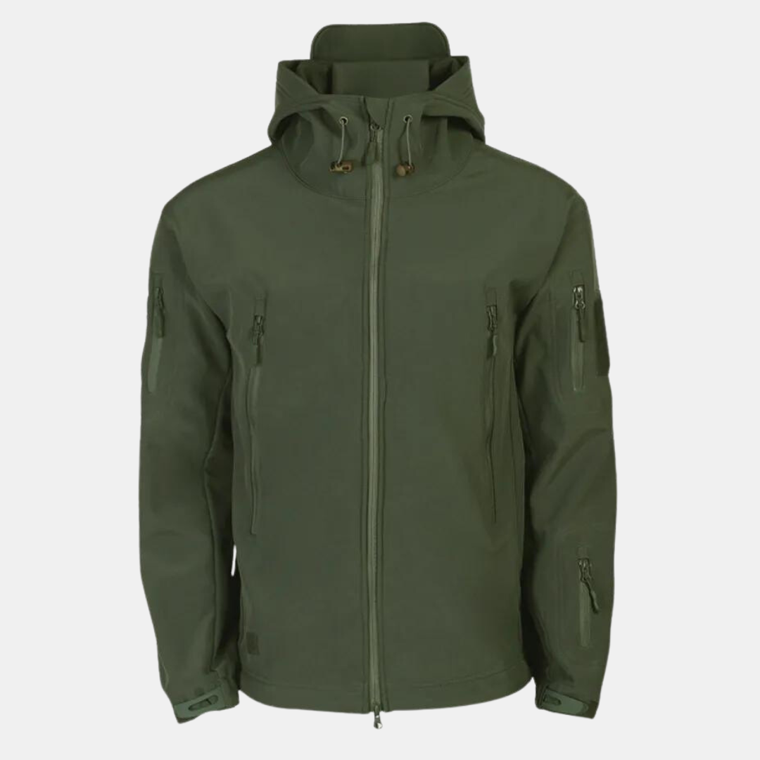 Wasserdichte Softshelljacke mit Kapuze Atmungsaktiv