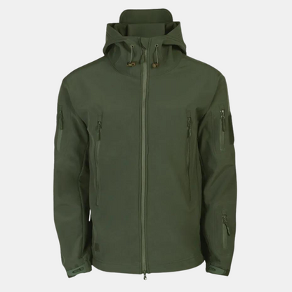 Wasserdichte Softshelljacke mit Kapuze Atmungsaktiv
