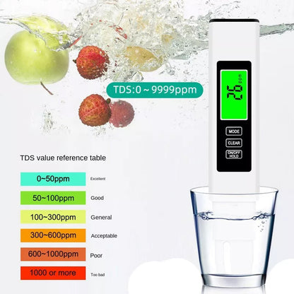 Wasser Tester 4 in 1 Digital TDS Messgerät Präzise