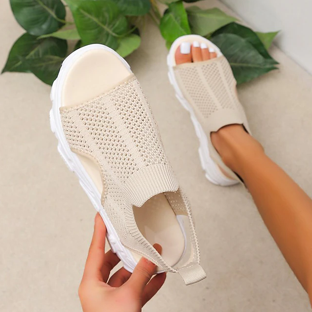 Damen Sandalen Ergonomisch Rutschfest Bequem
