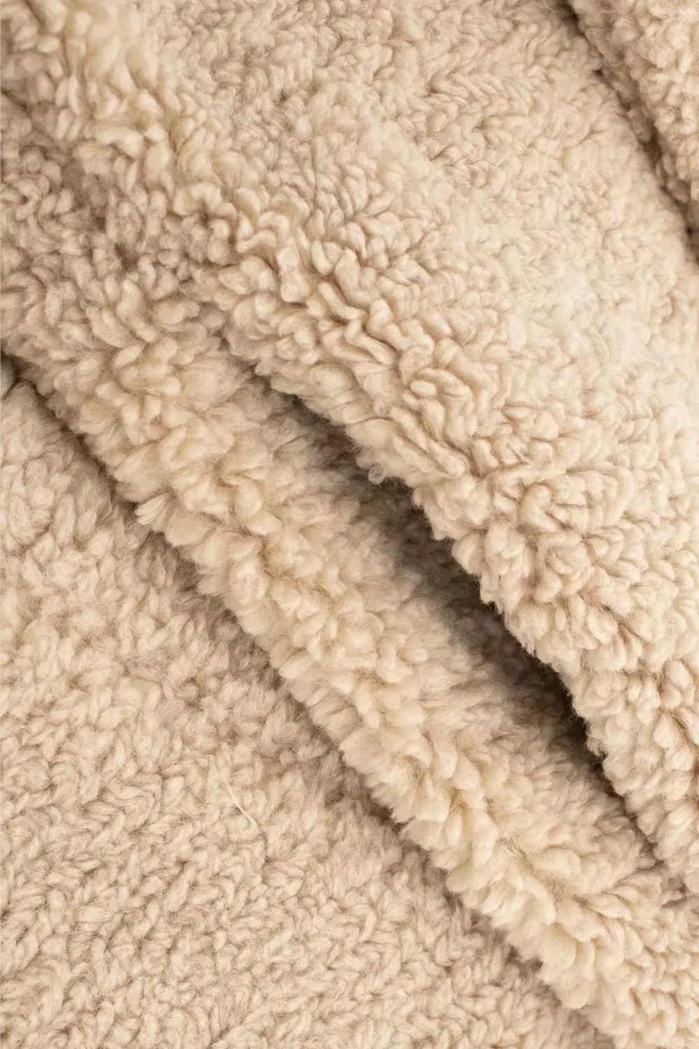 Langer Faux-Fur Mantel Damen Luxus Teddy Coat Winter