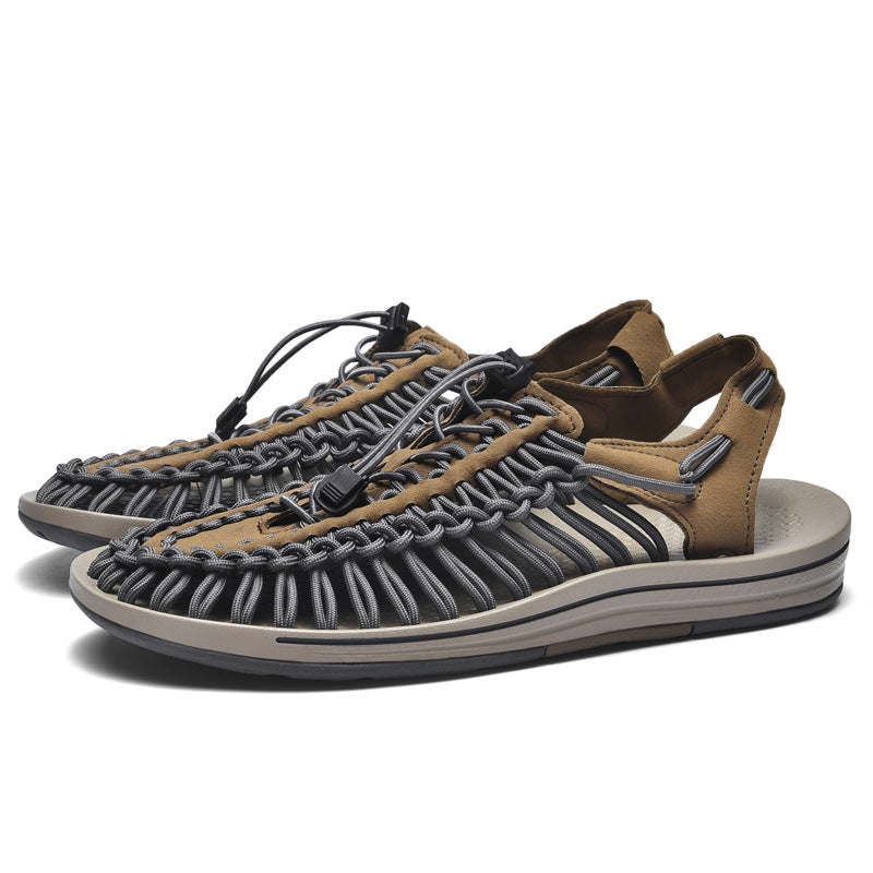Herren Slipper Sandalen Outdoor Stilvoll Bequem
