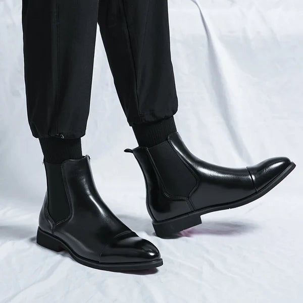 Stilvolle Herrenstiefel Elegante Lederschuhe - BerlinGlamour