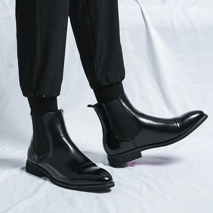 Stilvolle Herrenstiefel Elegante Lederschuhe - BerlinGlamour