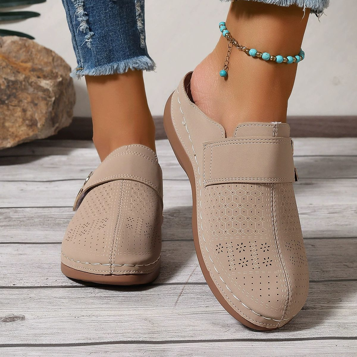 Sommerpantoffeln Damen Bequem Sandalen