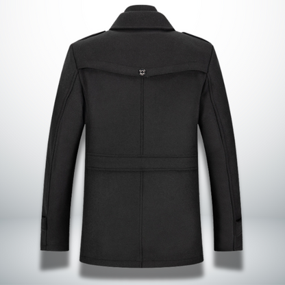 Herren Mantel Smart Casual Knopfverschluss Modern