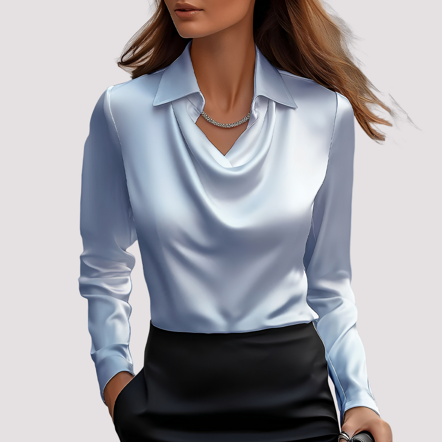 Elegante Damenbluse Hemdstyle Modern
