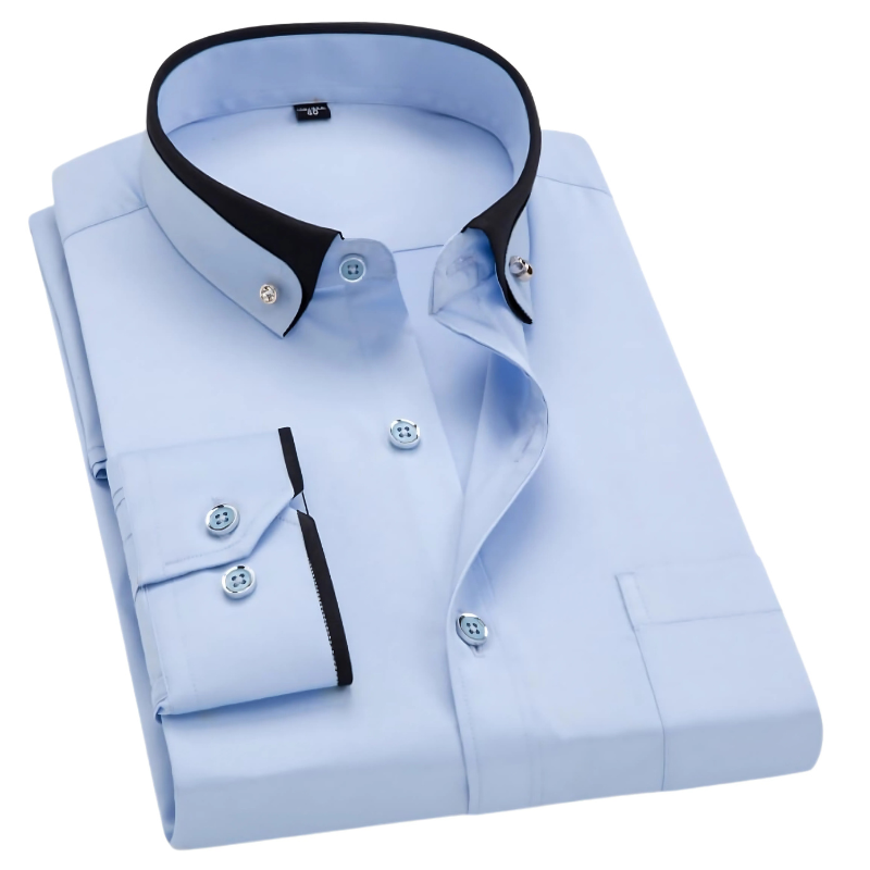 Herren Langarmhemden Elegante Modern Style