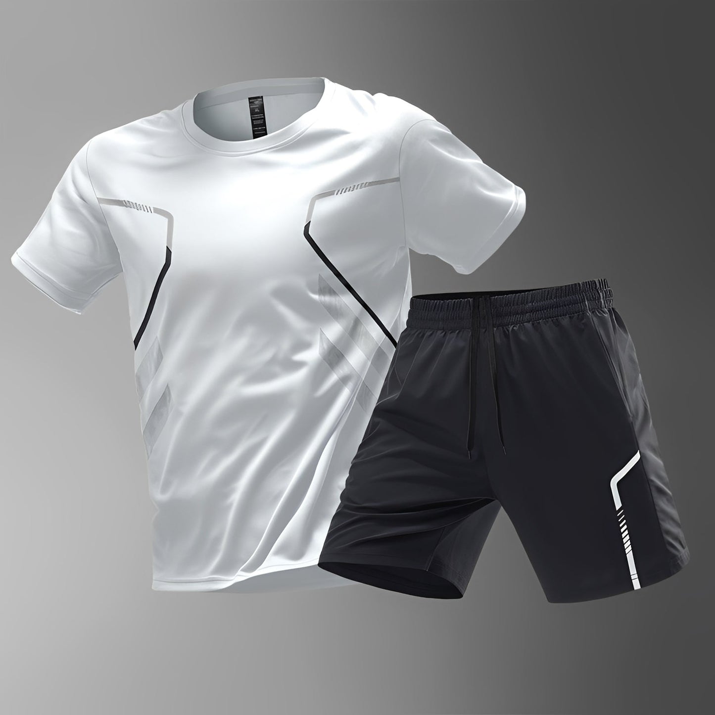 Herren Sportset Bequem Schnell Trocknend Sportbekleidung