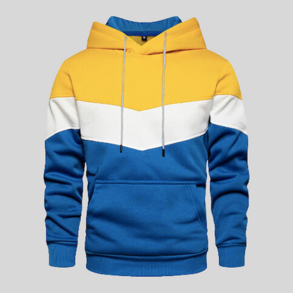 Patchwork Pullover Herren Baumwolle Modern