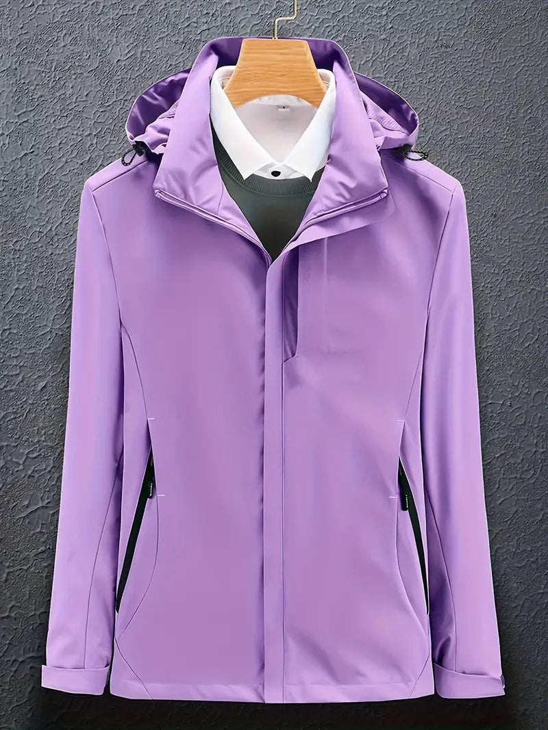 Damen Winterjacke Winddicht mit Kapuze Warm
