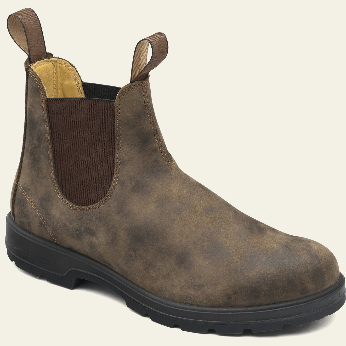 Herren Stiefel Winterfest Chelsea Boots Schwarz