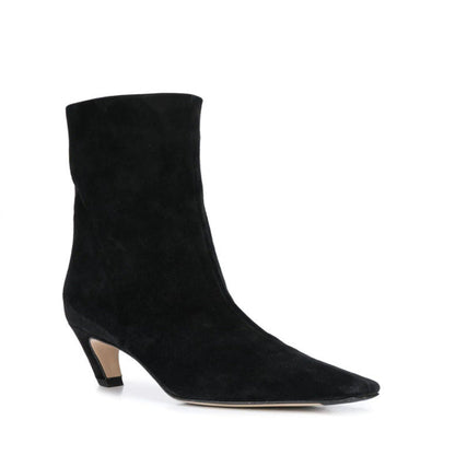 Damen Lederstiefeletten Winter Warm Elegantes Design