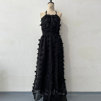 BerlinGlamour Gestricktes Trägerkleid ohne Rücken