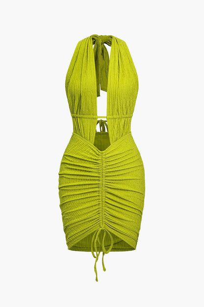 Sommer Minikleid Rückenfrei Sexy Partykleid Kurz