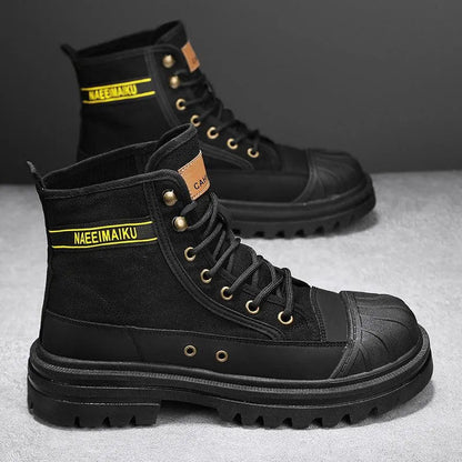 Herren Stiefel Lässig Sportlich mit Dicker Sohle