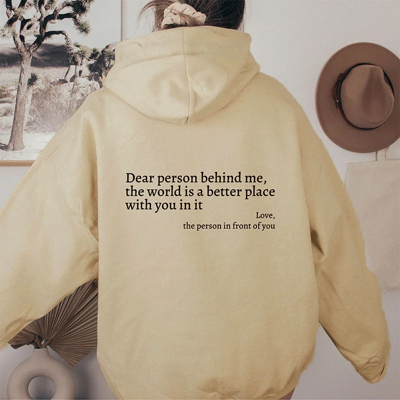 BerlinGlamour Hoodie: Du Bist Genug