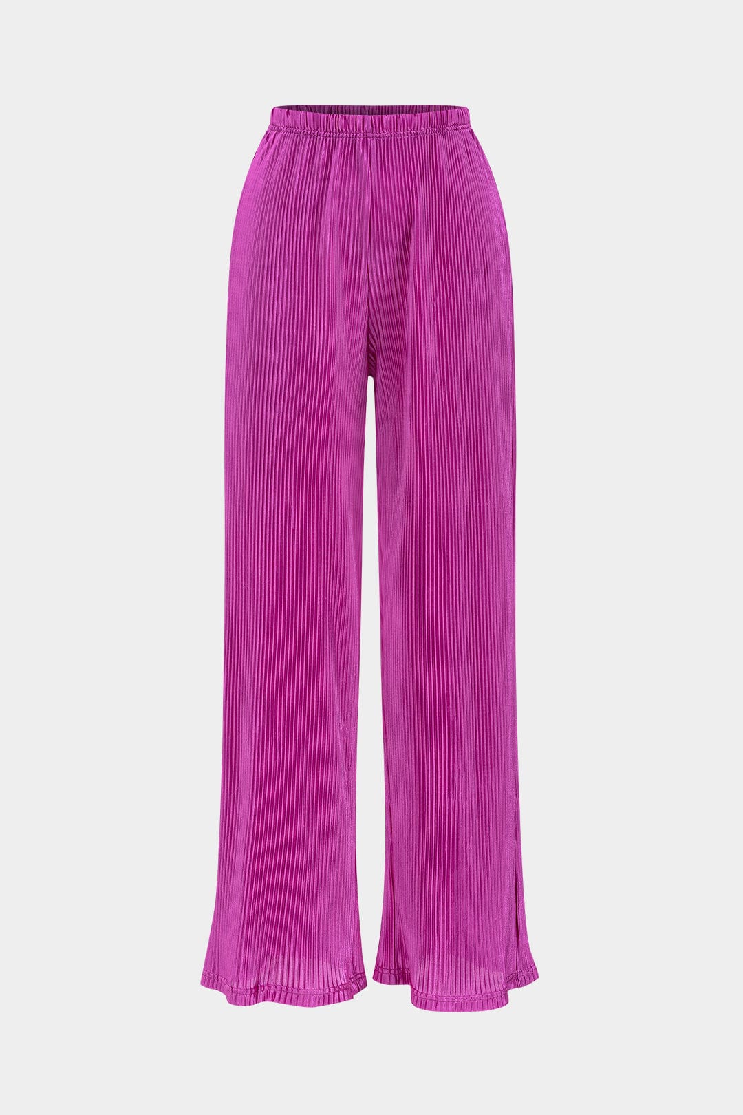 Elegantes Zweiteiler Set Crop Top Weite Hose Frauen