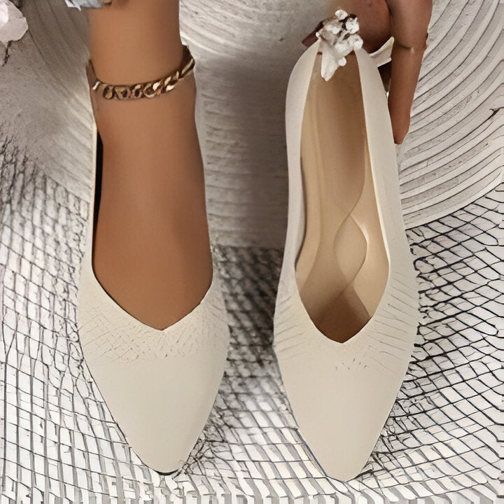 Damen Flache Schuhe Lässig Spitze Zehen Schuhe