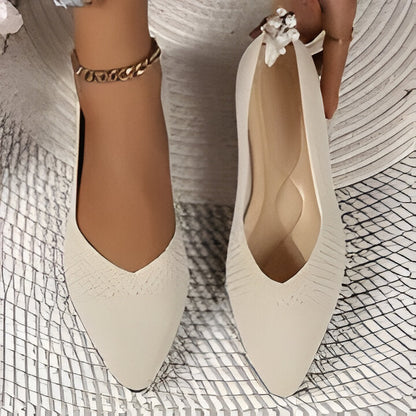Damen Flache Schuhe Lässig Spitze Zehen Schuhe