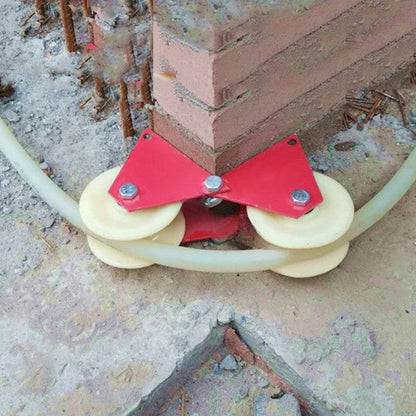 Praktische Einziehrolle für Kabel und Seile