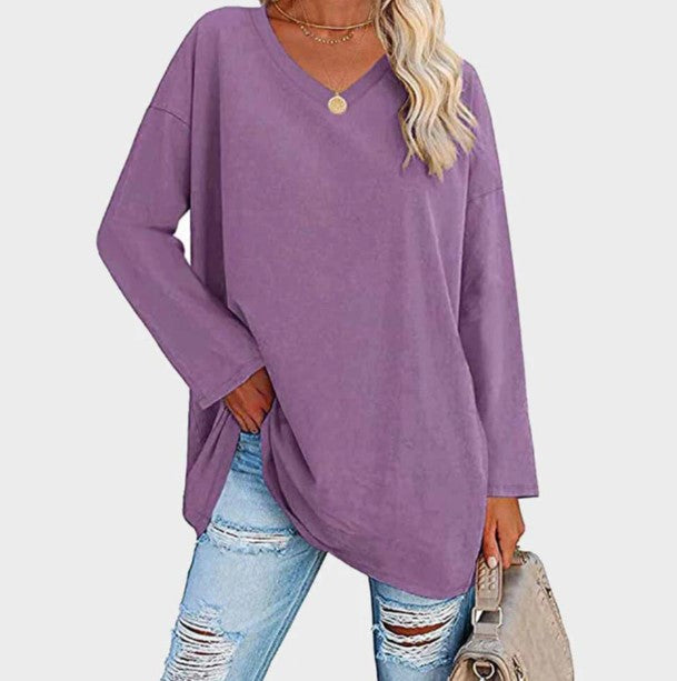 Eleganter Langarm Pullover für Damen