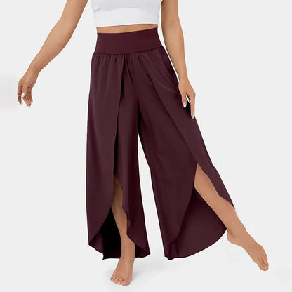 Yogahose Weite Bein Elastisch Damen