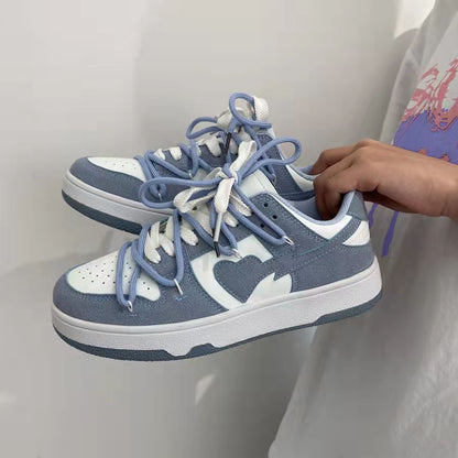 Frauen Turnschuhe Modisch Weiße Sneaker Schuhe