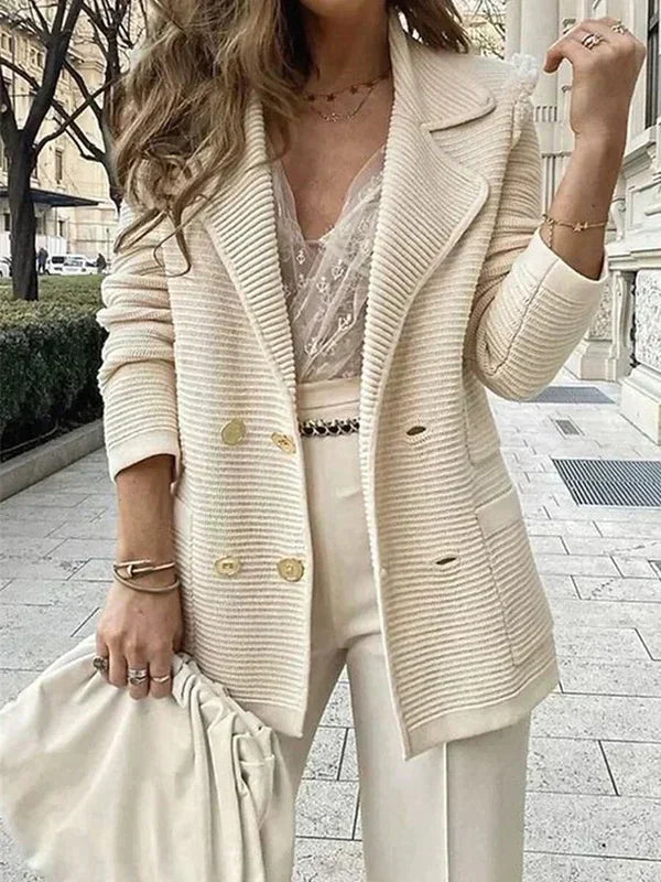 Eleganter Damenblazer Leicht Büroblazer Regular Fit - BerlinGlamour