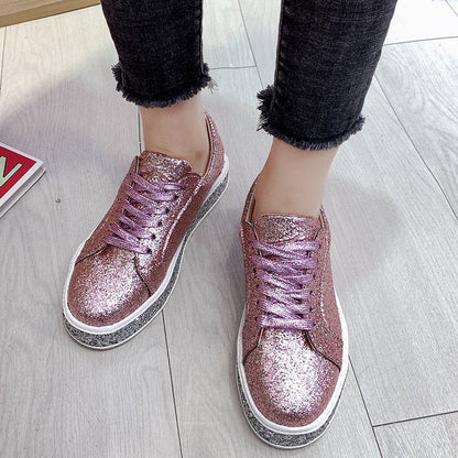 Damen Plateau Sneaker High Heel Mode Schuhe - BerlinGlamour