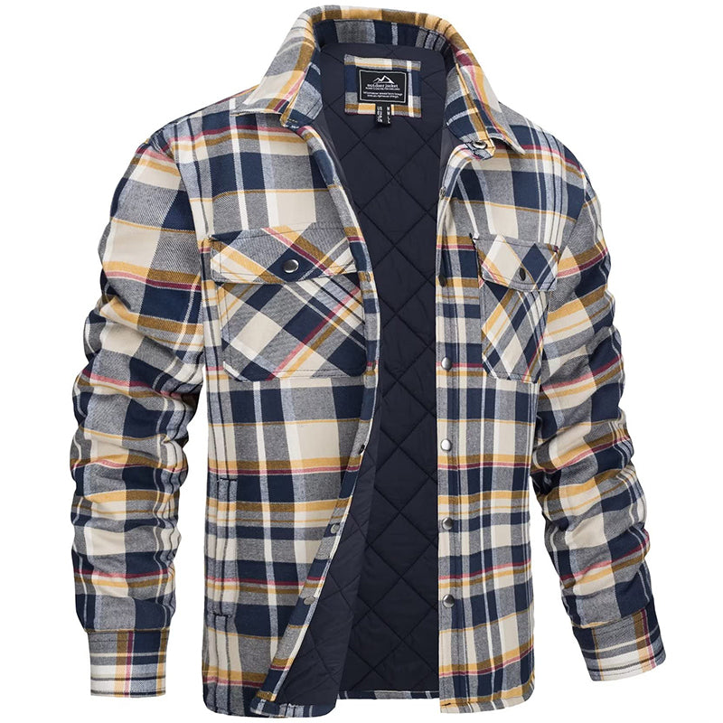 Herren-Holzfällerjacke im Karo-Design von Dolf