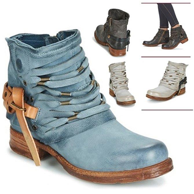 Bequeme Stiefeletten Damen Schuhe Elegant
