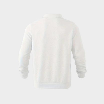 Herren Pullover Halb-Reißverschluss Freizeitshirt Bequem