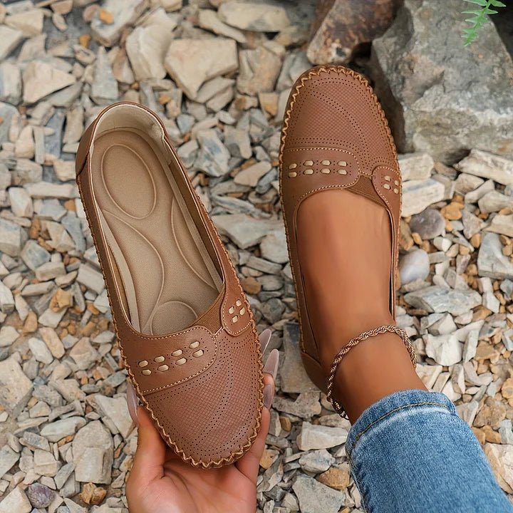 Damen Orthopädische Schuhe Bequem Slip-On Komfort