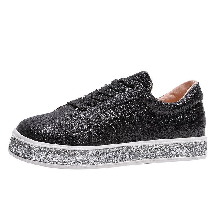 Damen Plateau Sneaker High Heel Mode Schuhe