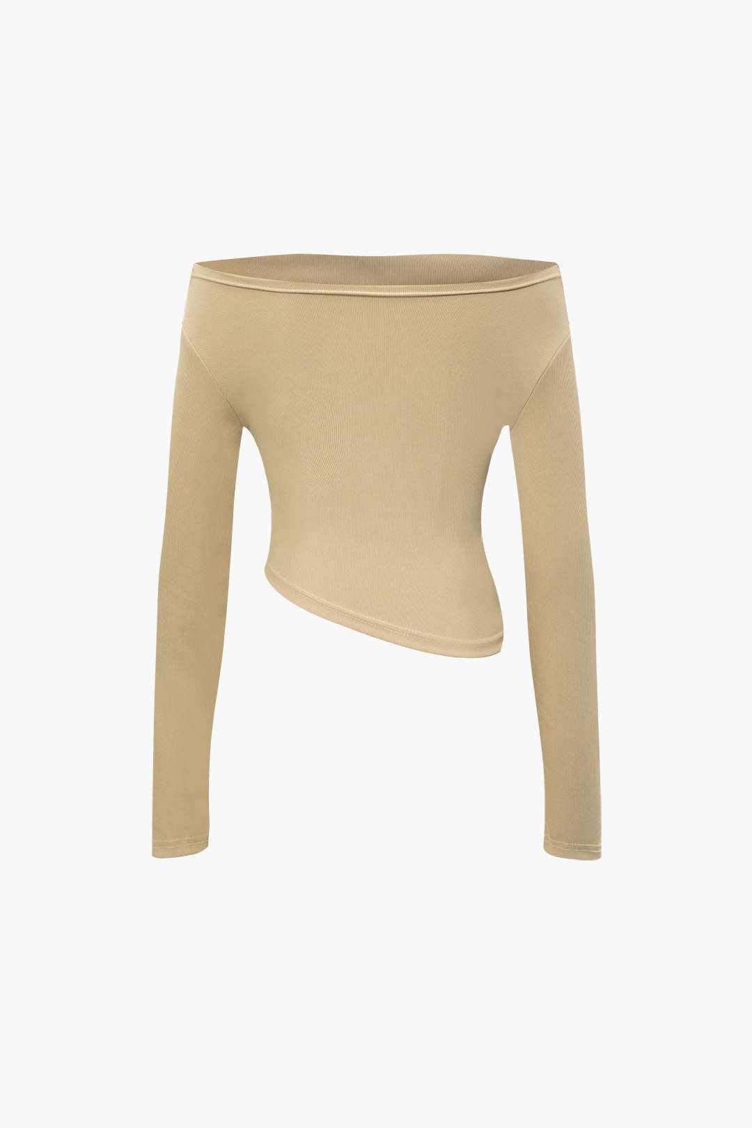 Elegantes Damen Zweiteiler Set Asymmetrisch mit Weiten Hosen