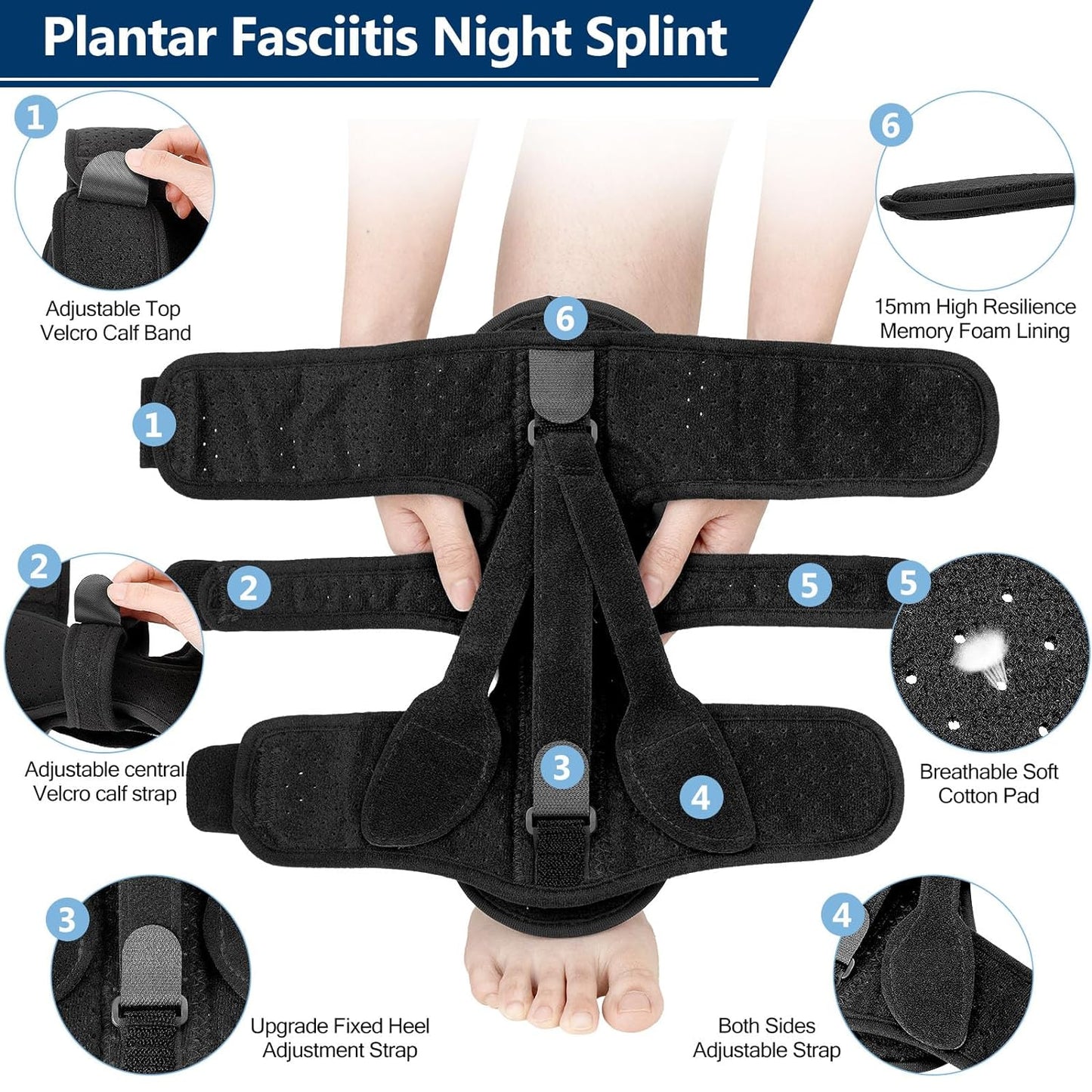 Nachtschiene für Plantarfasziitis Orthopädisch Ergonomisch