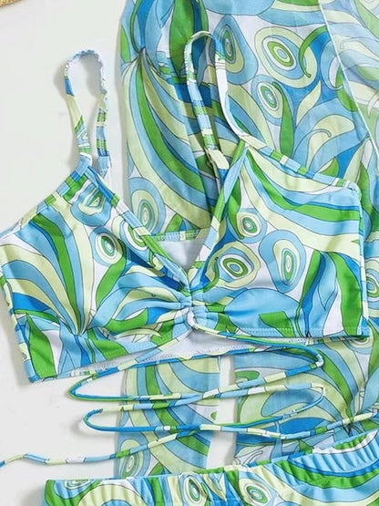 Strand-Bikini-Set Damen Bikini Teilig