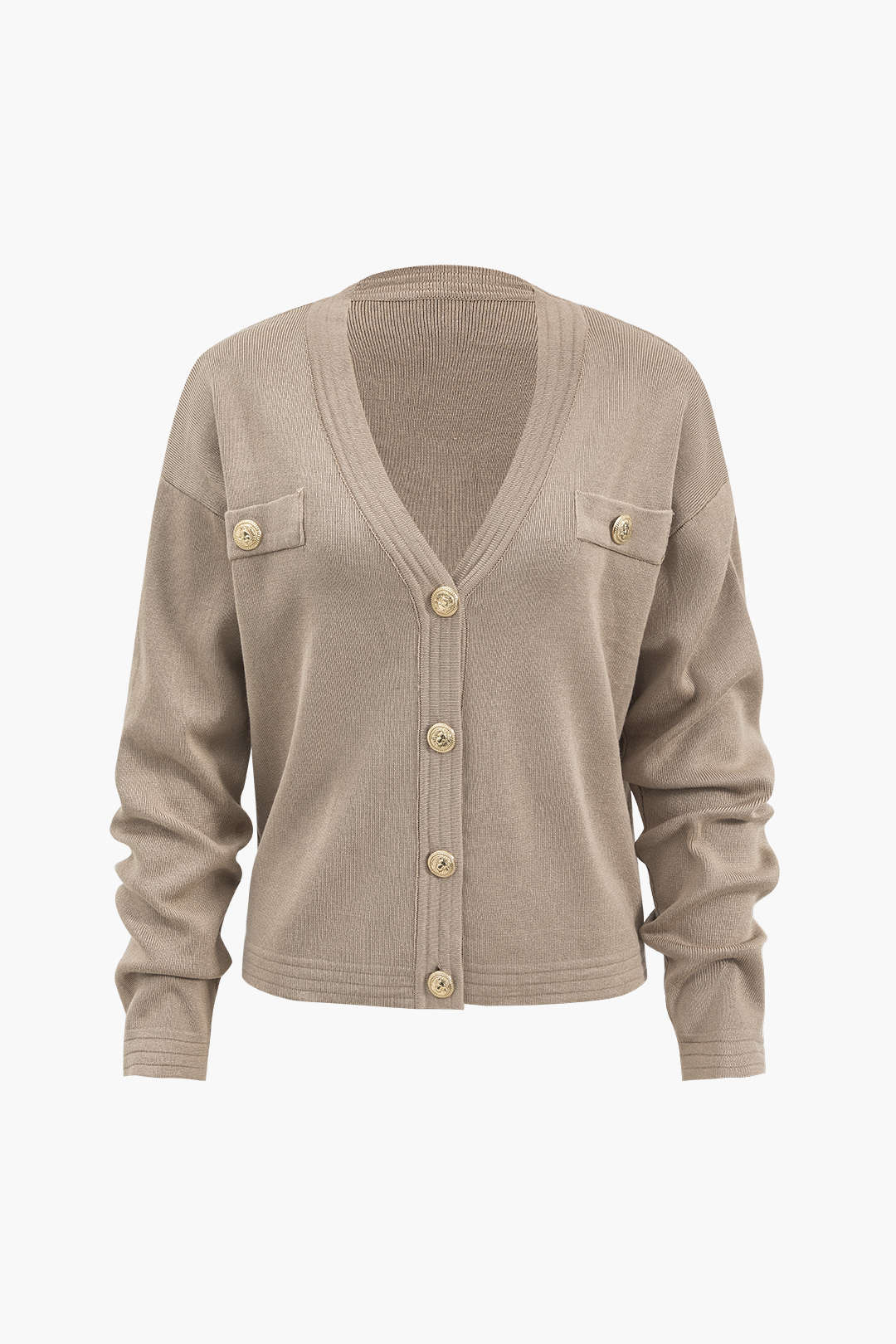 Strick-Set Damen Cardigan Bleistiftrock Lang
