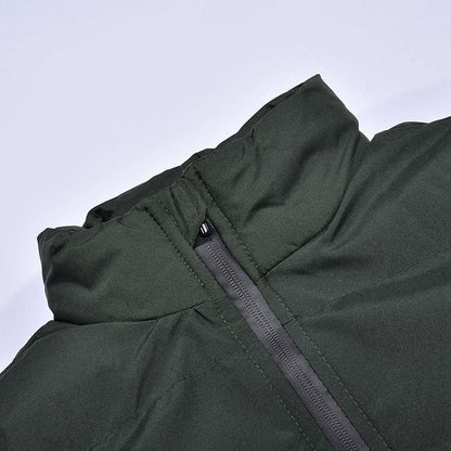 Herren Pufferjacke Warm Isoliert Wasserabweisend