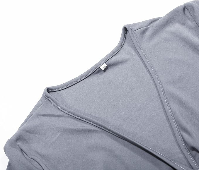 Moderne Frauen Midikleid Crossover Schnitt