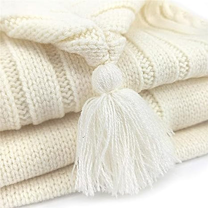 Luxuriöse Babydecke Weich Beige Wärme