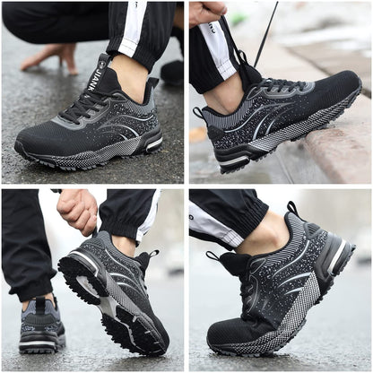 Atmungsaktive Sicherheitsschuhe Herren Damen Sportlich