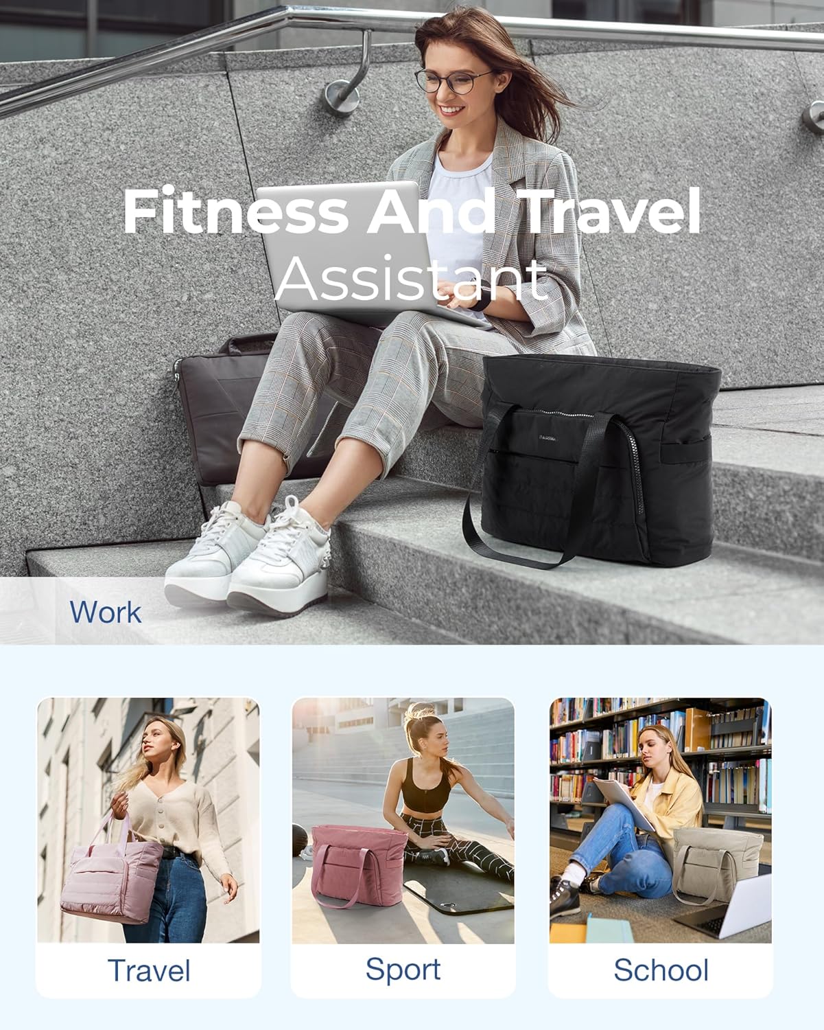 Praktische Reisetasche Groß Schultertasche Alltag