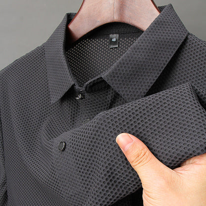 Elegantes Seiden Poloshirt Herren Qualität